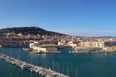A partir du phare, aperçu de la ville de Sète